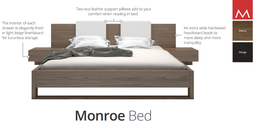 monroe bed