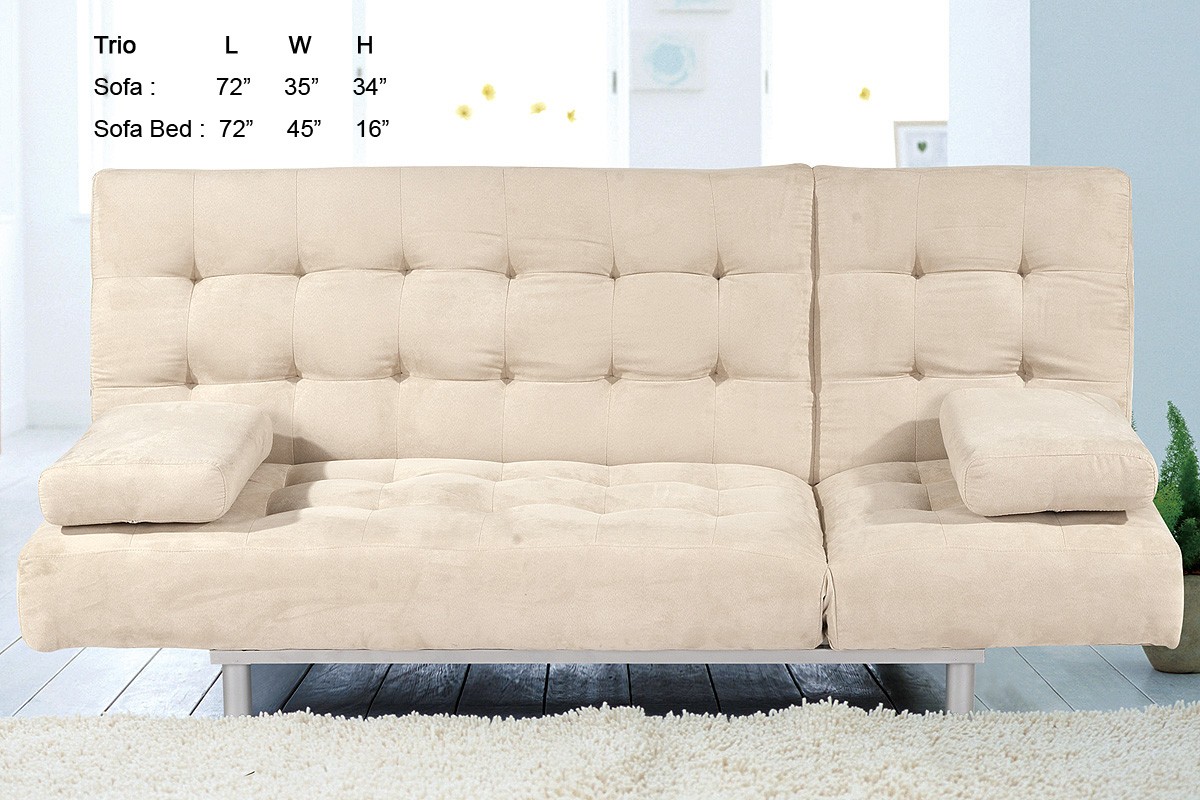 Trio Microfiber Sofa Bed