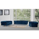Chester Sofa Set in  Blue