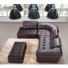 397 ITALIAN LEATHER SECTIONAL By J&M