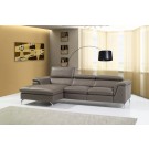 Angela Premium Leather Sectional By J&M