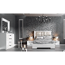 Carmen Bedroom in White Lacquer