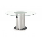 D206 Modern round glass Dining Table