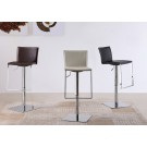 C-183B-3  Leather Barstool By J&M