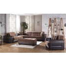 Moon Sectional Troya brown By Sunset