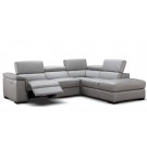 Perla Premium Leather Sectional By J&M
