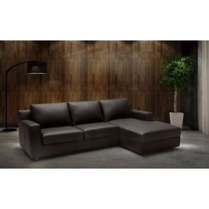 Taylor Premium Leather Sectional | J&M