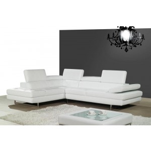 A761 italian Leather Sectional