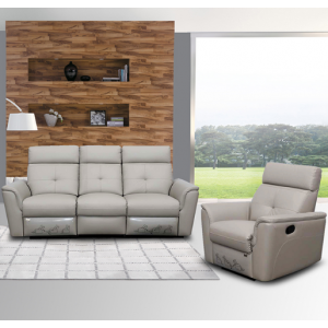 8501 contemporary reclining Leather sofa 
