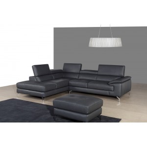 A973 Premium Leather Sectional by J&M