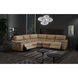 Abigale Sectional with 2 Power Recliners 