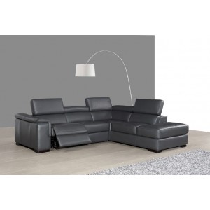 Agata Premium Leather Sectional By J&M