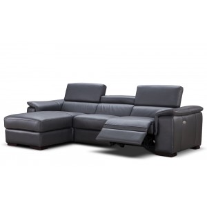 Allegra Premium Leather Sectional By J&M