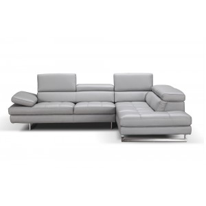 Aurora Premium Leather Sectional By J&M