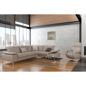 Chronos II Leather Sectional | Rom | Made in Belgium