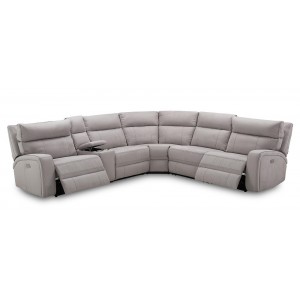Cozy 6Pc Motion Sectional In Moonshine