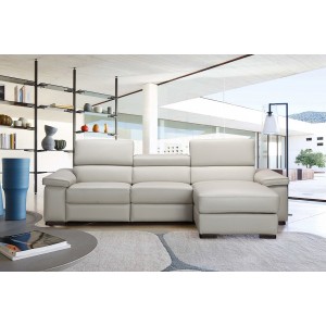 Fabia Premium Leather Sectional By J&M