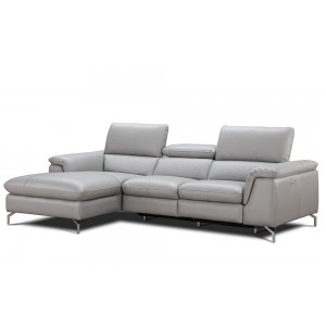 Serena Premium Leather Sectional By J&M